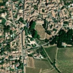 Vue satellite de Le Pavillon à Saint-Marcel-d'Ardèche