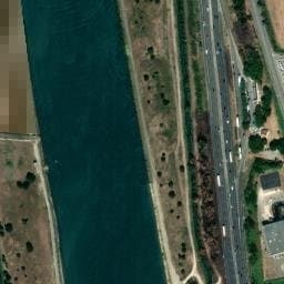 Vue satellite de Aire de Tricastin à Lapalud