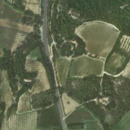 Vue satellite de Aire de repos à Richerenches à Richerenches