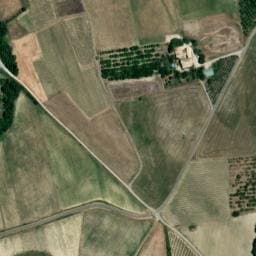 Vue satellite de Aire de camping-cars Ferme de la Condamine à Vercoiran