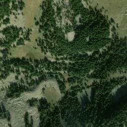 Vue satellite de Cabane du Plan de gautier à Méolans-Revel