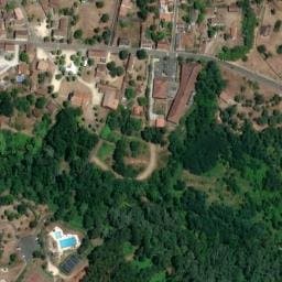 Vue satellite de Aire naturelle de camping Sore à Argelouse