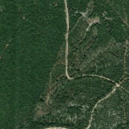 Vue satellite de Abri du  Dolmen à Aiguèze