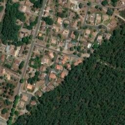 Vue satellite de Aire de vidange communale à Sore