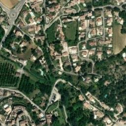 Vue satellite de Aire de camping-car à Piégon à Piégon
