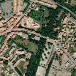 Vue satellite de Aire de camping-car à Saléon à Saléon