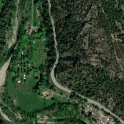 Vue satellite de Le Martinet à Génolhac