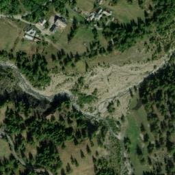 Vue satellite de Refuge à Uvernet-Fours à Uvernet-Fours