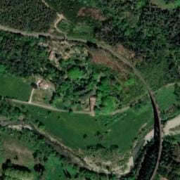 Vue satellite de Camping à Sénéchas à Sénéchas