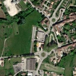 Vue satellite de Aire de camping-car à Saint-Privat-de-Champclos à Saint-Privat-de-Champclos