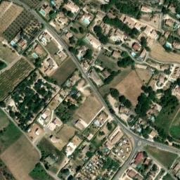 Vue satellite de Le Castelas à Saint-Julien-de-Peyrolas