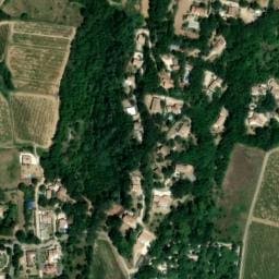Vue satellite de Camping le Pontet à Saint-Julien-de-Peyrolas
