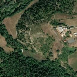 Vue satellite de Camping à la ferme La Molena à Clamensane
