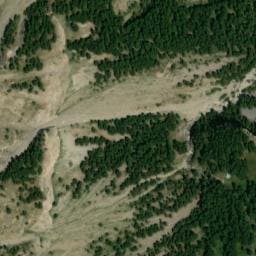 Vue satellite de Cabane de la Petite Saume à Uvernet-Fours