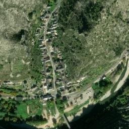 Vue satellite de Le Pradet - Camping municipal à Laval-du-Tarn
