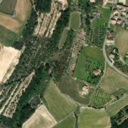Vue satellite de Aire de camping-car à Le Garn à Le Garn