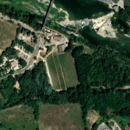Vue satellite de Les Cigales à Saint-Julien-de-Peyrolas