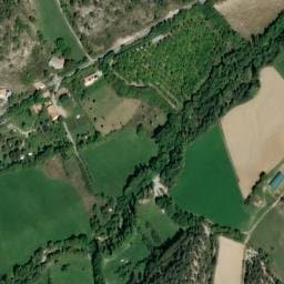 Vue satellite de Les Catoyes à Laborel
