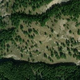 Vue satellite de Cabane de l'Adroit du Pin à Uvernet-Fours