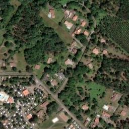 Vue satellite de Les Bruyeres à Gastes