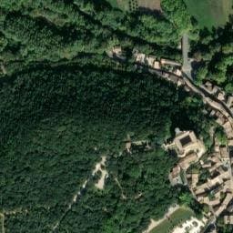 Vue satellite de Suze-la-Rousse à Sainte-Cécile-les-Vignes