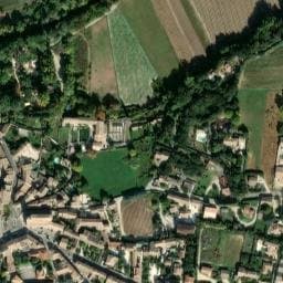 Vue satellite de Camping le Pont du Lez à Sainte-Cécile-les-Vignes