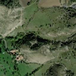 Vue satellite de Gîte de Baudinard à Bayons
