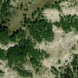 Vue satellite de Cabane de Pra joli à Uvernet-Fours