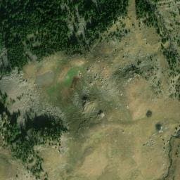 Vue satellite de Cabane de sanguiniere à Saint-Dalmas-le-Selvage