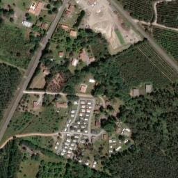 Vue satellite de Camping Lou PK2 à Gastes
