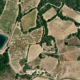 Vue satellite de Aire de camping-cars Lou Pitchot Maximénet à Rochebrune