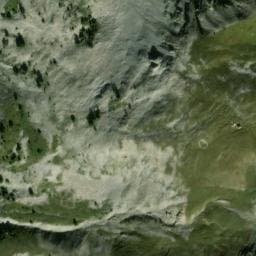 Vue satellite de Cabane de Galèbre à Le Vernet