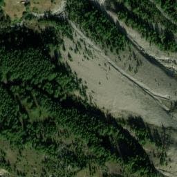 Vue satellite de Cabanes du Talon à Uvernet-Fours