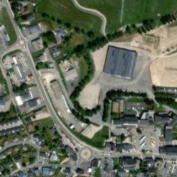 Vue satellite de Aire de camping-car municipale de Baraqueville à Baraqueville