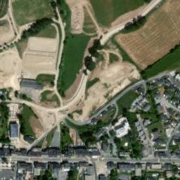 Vue satellite de Aire de camping-car à Manhac à Manhac