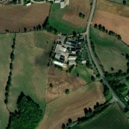 Vue satellite de La ferme du Gazenas - Aire de camping cars à Le Monastère