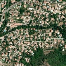Vue satellite de Parking du chemin de Malgras à Buis-les-Baronnies
