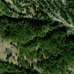 Vue satellite de Cabane de berger - est de Cheiroueche à Allos