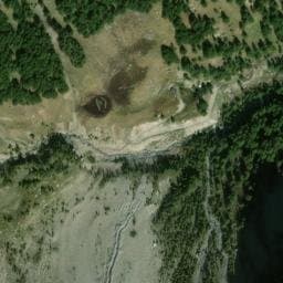 Vue satellite de Fontaine de la Cayolle à Uvernet-Fours