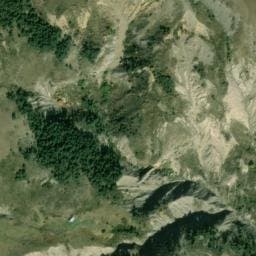 Vue satellite de Refuge du Seignas à Barles