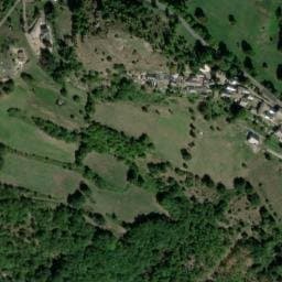 Vue satellite de Robinet de St Laurent de Trèves à Cans et Cévennes