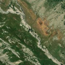 Vue satellite de Cabane de l'Estrop à Allos