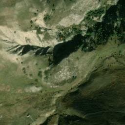 Vue satellite de Vieille cabane de Chine à Barles