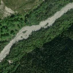 Vue satellite de Abri de Pié Fourcha à Le Vernet