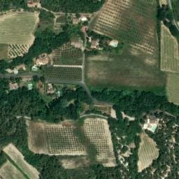 Vue satellite de Camping de l'Ayguette à Mérindol-les-Oliviers