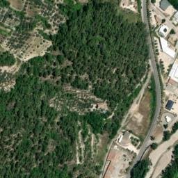 Vue satellite de Aire de camping-car à La Roche-sur-le-Buis à La Roche-sur-le-Buis