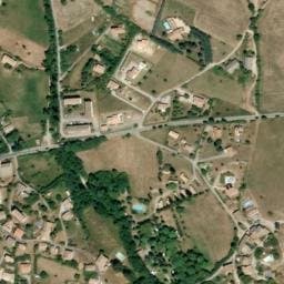 Vue satellite de Camping des Gorges de la Méouge à Saint-Pierre-Avez