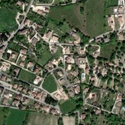 Vue satellite de L'Oliveraie - Carrière du Barry à Saint-Jean-de-Maruéjols-et-Avéjan