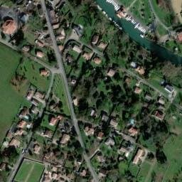 Vue satellite de Aire de Camping-car du Port de Buzet-sur-Baïse à Thouars-sur-Garonne