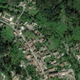 Vue satellite de Camping à Portes à Portes